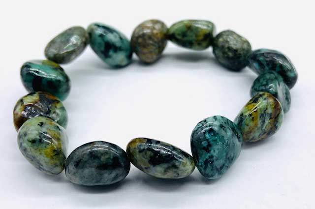 Turquoise, African gemstone bracelet
